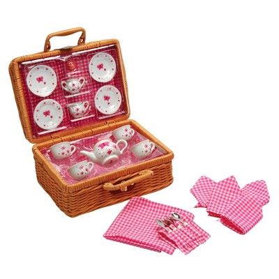 Schylling Butterfly Tea Set Basket : Target