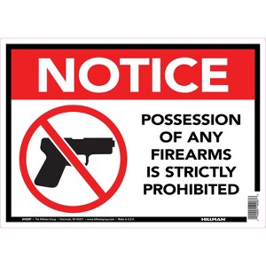Hillman English White Safety Sign 10 in. H X 14 in. W - Case of 6 - 1 of 1