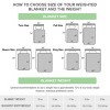 Costway Heavy Sensory Weighted Blankets Full/Queen/King Size w/Cover Glass Beads - 3 of 4
