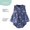 Baby Girl Rompers, 2pk - The Peanutshell® Navy Floral, Pink Navy, Newborn to 24 Months - 2 of 4