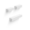 AZL1 Life Concept Bookshelf Floating Wall Shelf Wall Mounted Wood Shelves Hanging Wall Decor Home Room Coffee Shop, White, 17.72"*4.92"*1.97" - 4 of 4