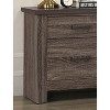 NicBex Nightstand with 2 Drawers,1pc Side Table with Metal Pulls and Wood Legs,Bedside Table for Bedroom,Living Room - 4 of 4