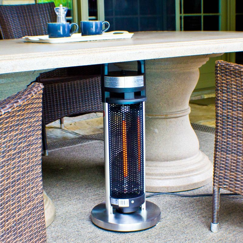 Portable Infrared Electric Outdoor Heater - Black - EnerG+, 3 of 7