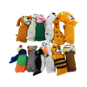 Chilly Dog Barn Yarn Hand Knit Wool Cat Toy with Catnip (12 Pack) - 1 of 3