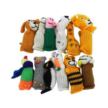 Chilly Dog Barn Yarn Hand Knit Wool Cat Toy with Catnip (12 Pack)