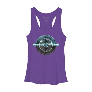 Women's Design By Humans Returning To Silence By Maryedenoa Racerback Tank Top - 1 of 3