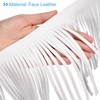Unique Bargains DIY Craft Sewing PU Leather Sewing Tassel Fringe Trim 1 Yard - 4 of 4