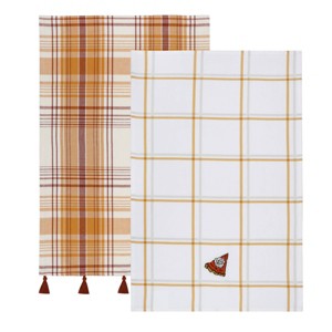 2pk Thanksgiving Dishtowels Pie and Plaid - Bullseye's Playground™ - 1 of 4
