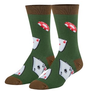 Crazy Socks, Games, Checkers, Poker, Ping Pong, Cards & More, Colorful Fun Socks - 1 of 4