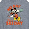 Women's - Disney - No Day Like A Ski Day Graphic Racerback Tank - 2 of 4