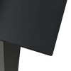 vidaXL Patio Dining Table, Black 74.8 - 4 of 4