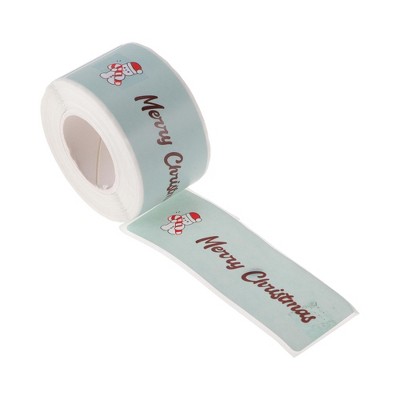 Unique Bargains Christmas Stickers for Ceramic Glass Metal Paper Plastic Peel Holiday Phrases 1 Pc