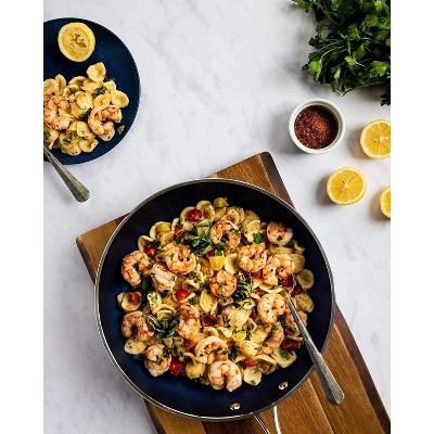 Granitestone Blue 12'' Nonstick Aluminum Fry Pan with Cool Touch Handle