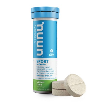 Nuun Hydration Sport Vegan Drink Tabs - Lemon Lime 10ct