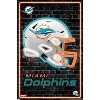 Trends International NFL Miami Dolphins - Neon Helmet 23 Unframed Wall Poster Prints - 4 of 4