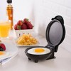 Dash DMS001WH Mini Maker Electric Round Griddle for Individual Pancakes,  Cookies, Eggs and More 