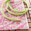 Courtyard CYH8734 Power Loomed Indoor/Outdoor Area Rug - Light Grey/Fuchsia - 5'3" X 7'6" - Safavieh. - 2 of 3