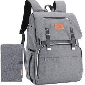KeaBabies Explorer Diaper Bag Backpack, Large Diaper Bags for Girl, Boy, Baby Diaper Backpack with Changing Pad - 1 of 4