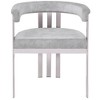 Meridian Furniture,Marcello Velvet Dining Chair, Set of 2 - 3 of 4