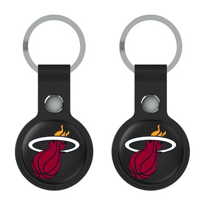 Keyscaper NBA Eastern Conference Teams Insignia Black Airtag Holder 2-Pack