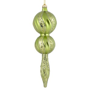 Vickerman 16.5" Candy Glitter Finial Ornament - 1 of 1