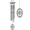 Woodstock Wind Chimes Signature Collection  Wind Fantasy Chime  24'' Silver Wind Chime - 2 of 4