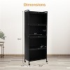 MOEPISY 5-Tier Kitchen Baker's Rack with Flip-up PC Doors - 4 of 4