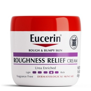 Eucerin Roughness Relief Cream Fragrance Free Body Cream for Dry Skin - 16oz - 1 of 4