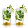Viski Gold Accent Tumblers Set of 2 - Cocktail Glasses, Highball Glass Set - 14 oz - 3 of 4