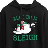 Women's - Frosty The Snowman - Christmas Cropped Graphic Hoodie - 2 of 4