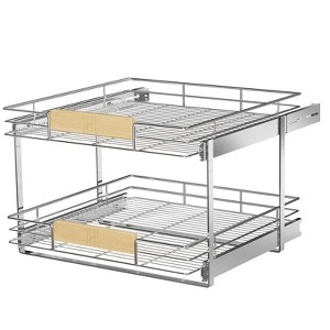LOVMOR Pull Out Cabinet Organizer with Wooden Handle - 1 of 4