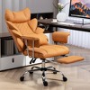 DYHOME Faux Leather Gaming Chair, Ergonomic High-Back Office Chair With Tilt and Swivel, Reclining Computer Desk Chair for Women, Men - 2 of 4