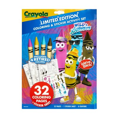 Crayola Limited Edition Coloring and Activity Pad 32 Pages Wild Journeys