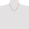 Chisel Stainless Steel Polished Yellow IP-plated 4mm 18" Rope Chain Necklace - 4 of 4