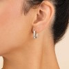 SHINE by Sterling Forever Arlet Hoops - 3 of 4