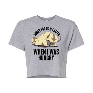 Women's - Avatar: The Last Airbender - Appa Hungry Cropped Graphic T-Shirt - 1 of 4