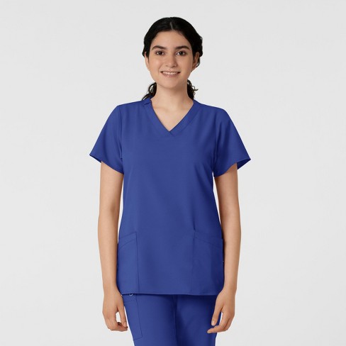 Wink Women's Basic V-neck Scrub Top : Target