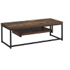 CAVINAS Industrial Style TV Stand with Metal Frame and Wood Top Entertainment Center with Storage for Living Room - 2 of 4