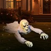 Joyfy Groundbreaking Zombie Halloween Décor, Halloween Climbing Zombie Sound and Flashing Eyes, Yard Garden Party Decorations for Outdoor Indoor - 3 of 4