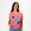 Simply Sage Market Soccer Ball Bows Garment Dyed Tank - 2 of 3