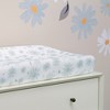 Lambs & Ivy Sweet Daisy White/Blue Flowers Changing Pad Cover - 4 of 4