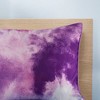 Elegant Tie Dye Print Microfiber Duvet Set, All Season Home Textile fits Colorful Lux Bedroom Decor - 3 of 4