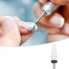 Unique Bargains Ceramic Tungsten Bit Electric Nail Drill File Cuticle Cleaner Tool for Rotary Nail Drill Machine Manicure Pedicure Polishing Kit - 2 of 4