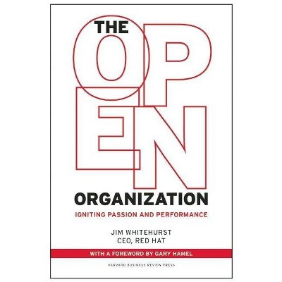 The Open Organization - by  Jim Whitehurst (Hardcover)