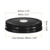 Unique Bargains Regular Leak-Proof Kitchen Storage Mason Jar Lids with Straw Hole 12 Pcs - 2 of 4