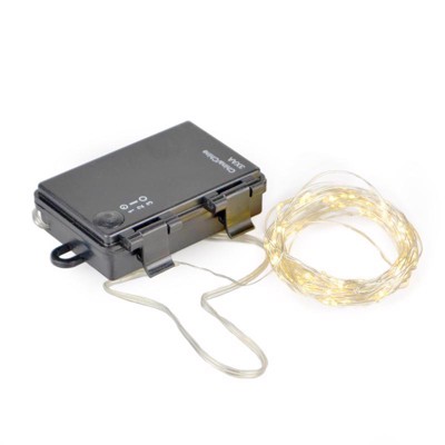 Celebrations LED Micro Dot/Fairy Clear/Warm White 50 ct String Christmas Lights 16.3 ft. (Case of 12)