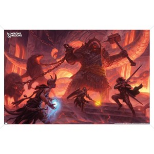 Trends International Dungeons and Dragons - Fire Giant Framed Wall Poster Prints - 1 of 4