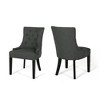Anybear Set of 2 Fabric Chairs with Tapered Legs - 2 of 3