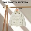 BP4U Premium Wooden Hangers with Non-Slip Pant Bar, Heavy Duty Coat Hangers with 360° Swivel Hook for Jackets, Shirts, Dresses - 3 of 4