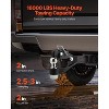 VEVOR Pintle Hook, 16000 lbs Towing Capacity, Pintle Hook Hitch for 2-inch Hitch Hook Military Receiver, Combination 2-inch Hitch Ball, Black - 3 of 4